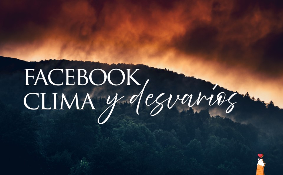 Paisaje en llamas, artículo Facebook Meta Crisis climatica y desvaríos